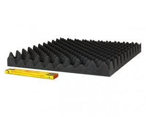 CPNP050Set 2 pieces convoluted foam 500 mm x 500 mm x 50 mm
